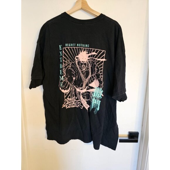 2 Monkeys T shirt Size 2XL Street Fighter Graphic black - Picture 1 of 8